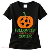 Halloween Is More Fun With Soccer Women's T-Shirt thumb 0