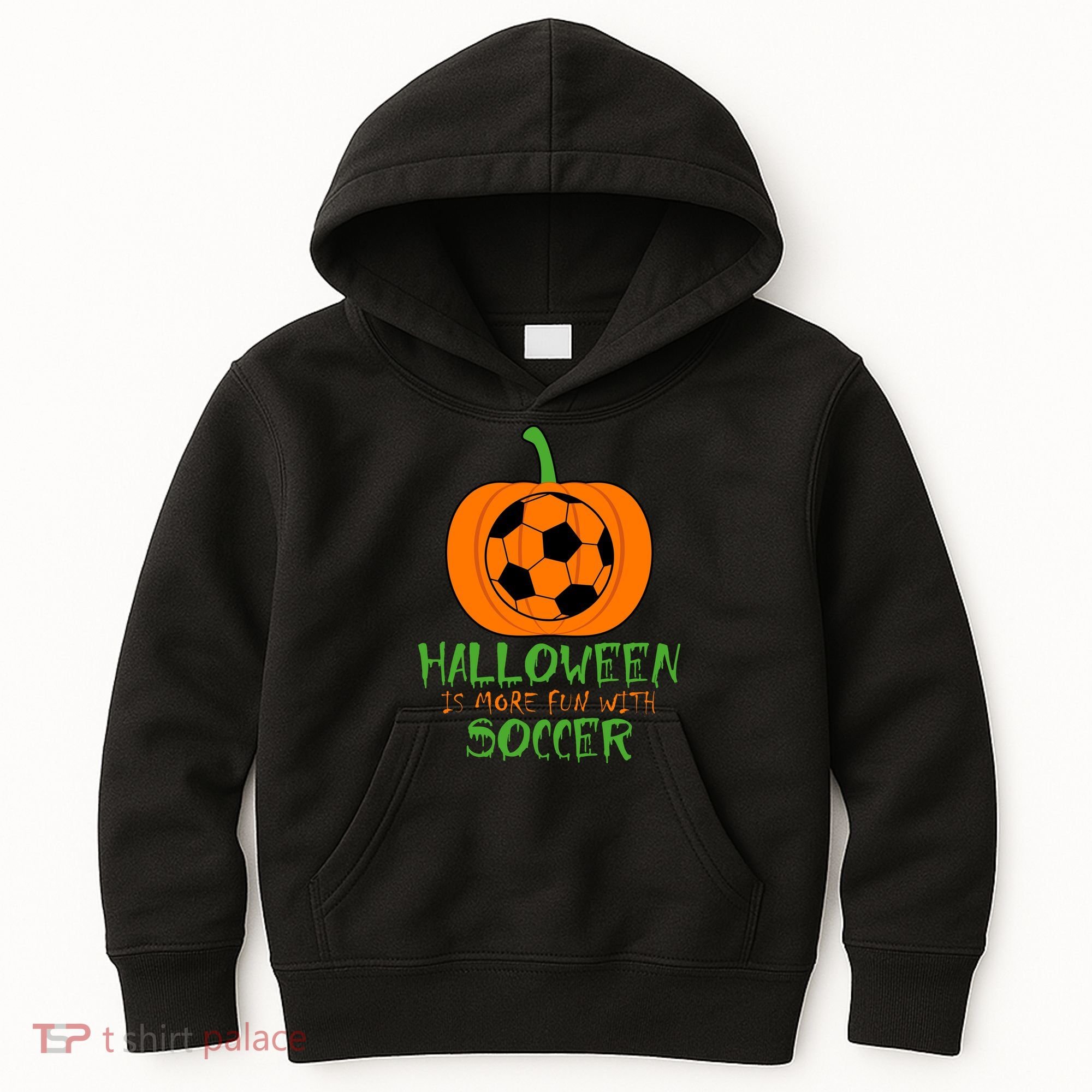 Halloween Is More Fun With Soccer Kids Hoodie