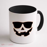 Halloween Jack-O- Lantern With Shades Coffee Mug thumb 1