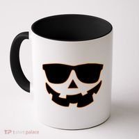 Halloween Jack-O- Lantern With Shades Coffee Mug thumb 0