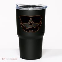 Halloween Jack-O- Lantern With Shades Tumbler thumb 0