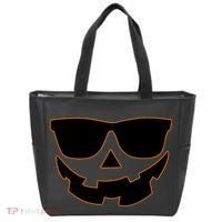 Halloween Jack-O- Lantern With Shades Tote Bag thumb 0
