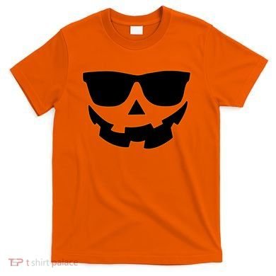 Halloween Jack-O- Lantern With Shades T-Shirt