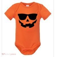 Halloween Jack-O- Lantern With Shades Baby Bodysuit thumb 0