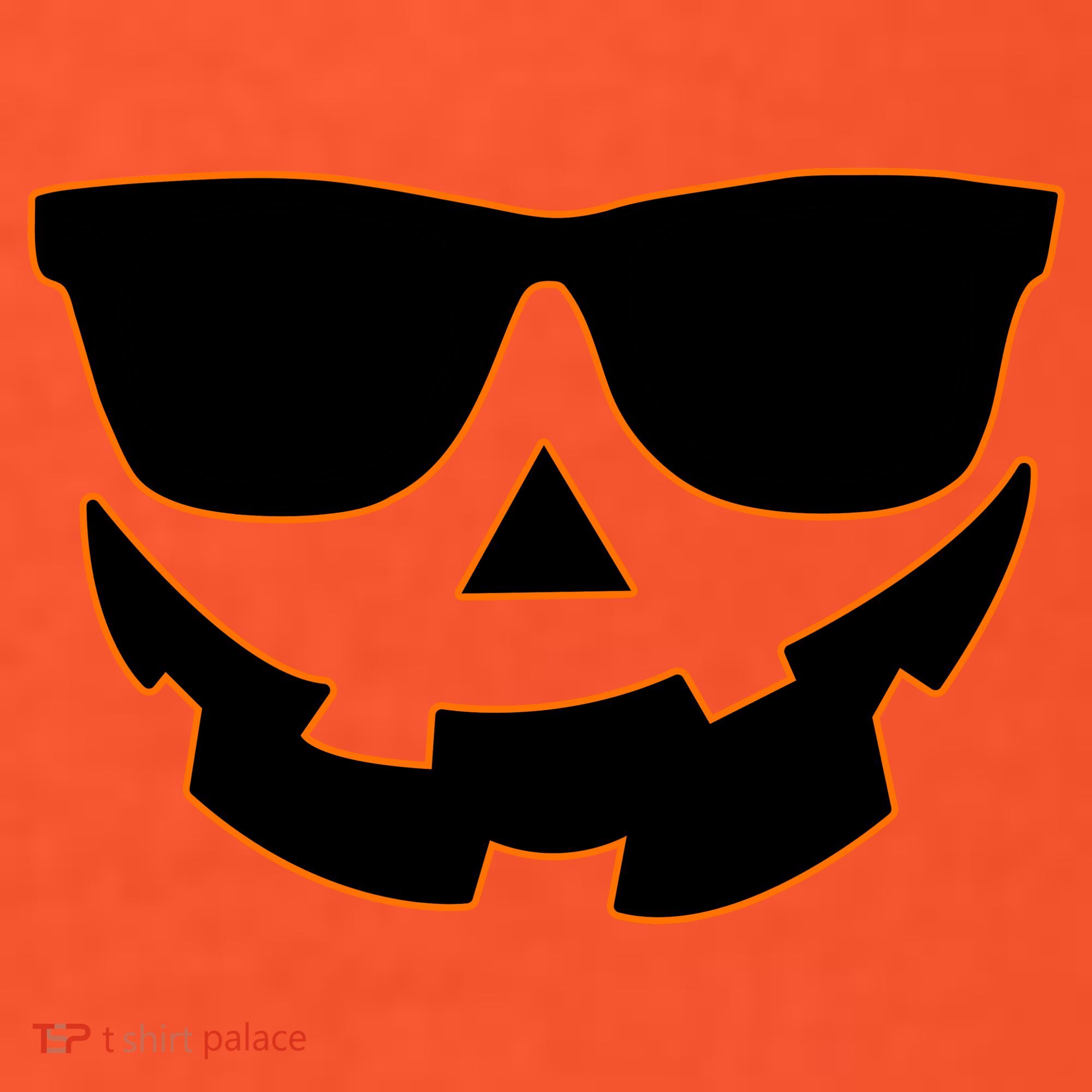 Halloween Jack-O- Lantern With Shades Baby Bodysuit