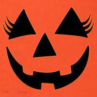 Halloween Jack-O-Lantern With Lashes Kids Hoodie thumb 2
