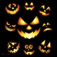 Halloween Jack O'Lantern Pumpkin Faces Coffee Mug thumb 5