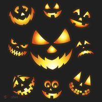 Halloween Jack O'Lantern Pumpkin Faces Tumbler thumb 3