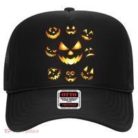 Halloween Jack O'Lantern Pumpkin Faces Hat thumb 0