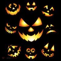 Halloween Jack O'Lantern Pumpkin Faces Visor thumb 3