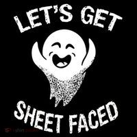 Halloween Let's Get Sheet Faced Ghost Sweatshirt thumb 3