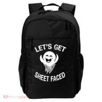 Halloween Let's Get Sheet Faced Ghost Backpack thumb 0