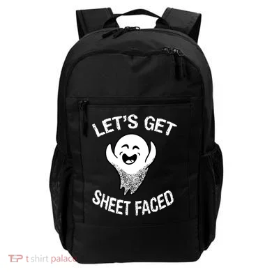 Halloween Let's Get Sheet Faced Ghost Backpack