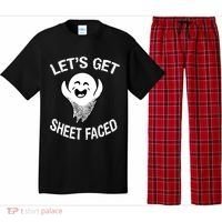 Halloween Let's Get Sheet Faced Ghost Pajama Set thumb 0