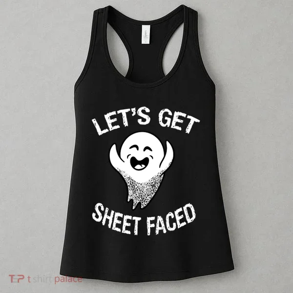 Halloween Let's Get Sheet Faced Ghost Women's Tank Top