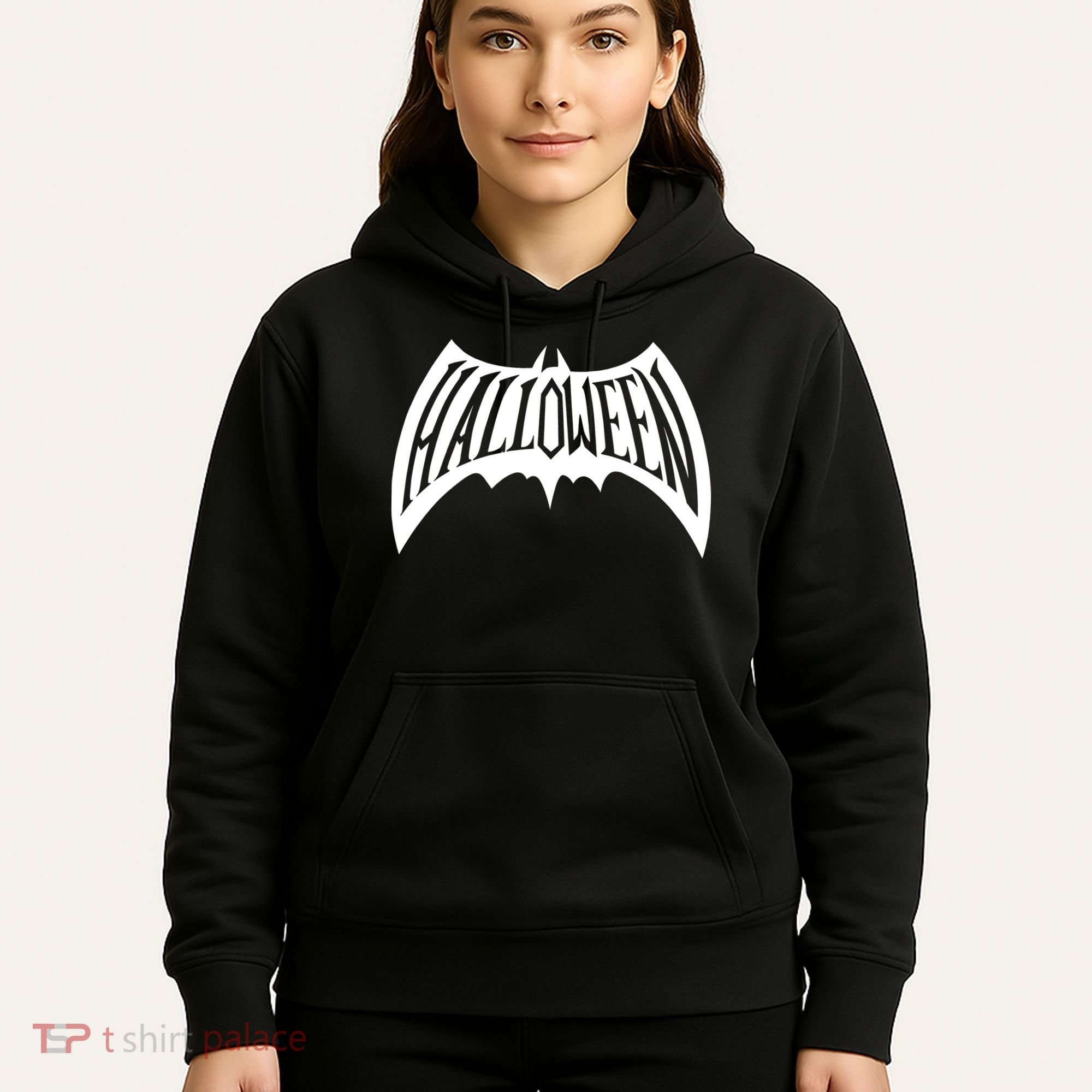 Halloween Man Bat Logo Hoodie