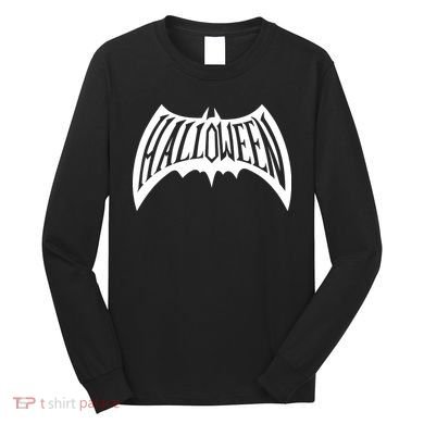 Halloween Man Bat Logo Long Sleeve Shirt