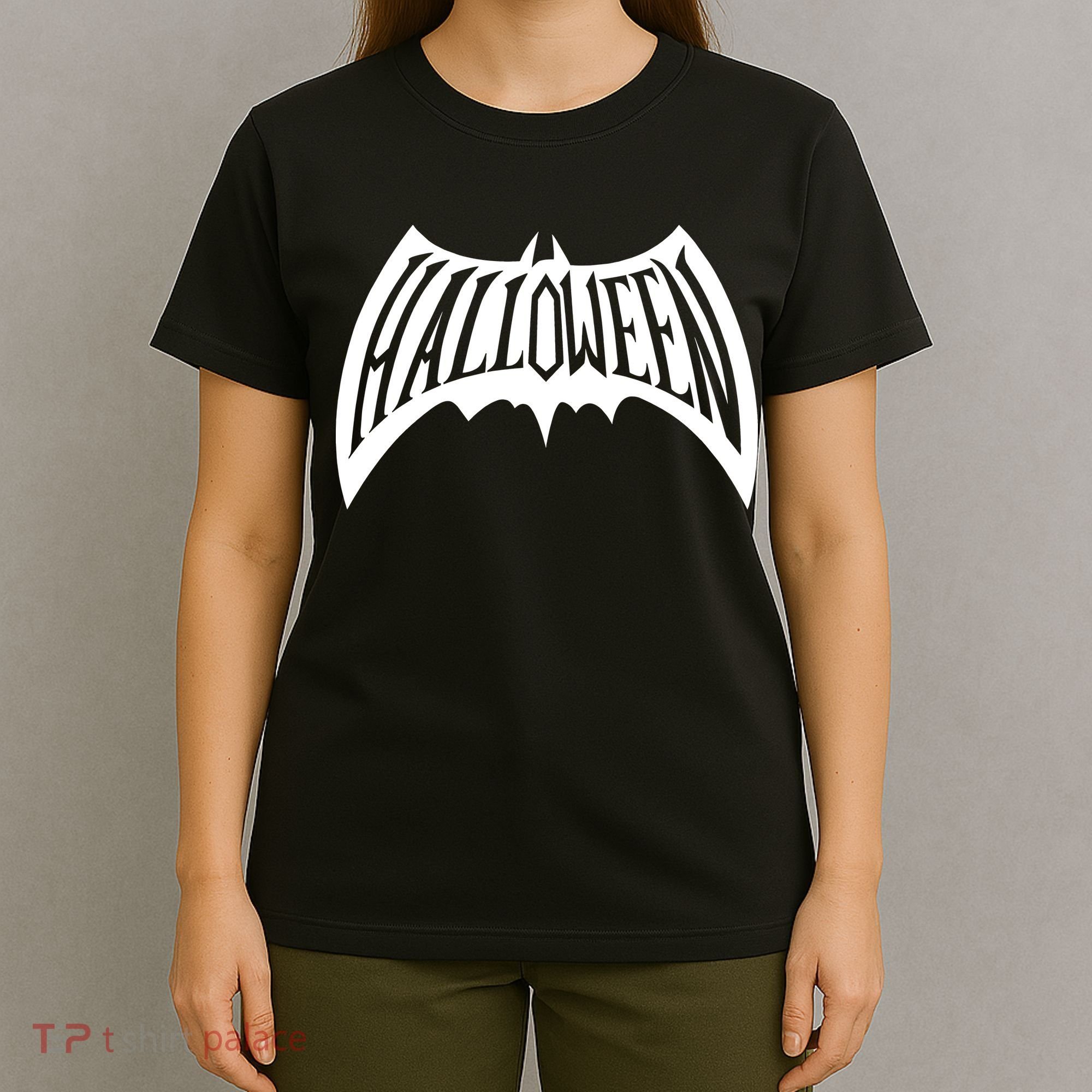 Halloween Man Bat Logo T-Shirt
