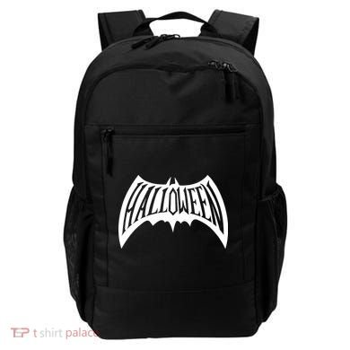 Halloween Man Bat Logo Backpack