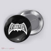 Halloween Man Bat Logo Button thumb 0