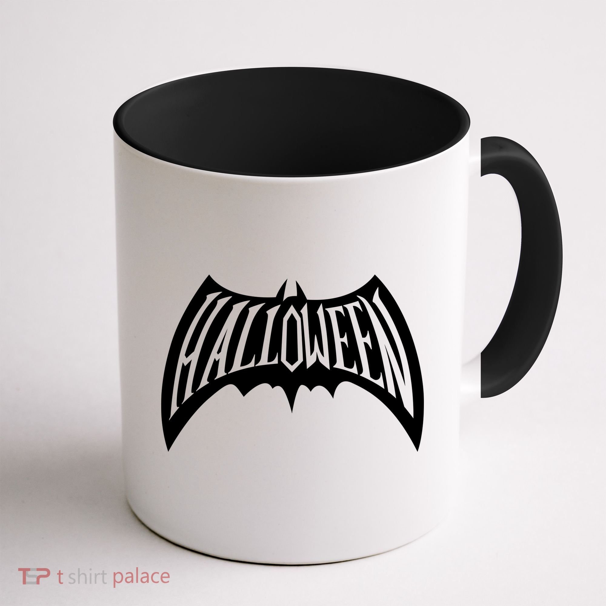 Halloween Man Bat Logo Coffee Mug