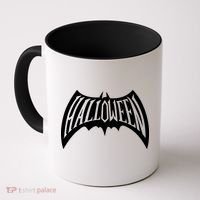 Halloween Man Bat Logo Coffee Mug thumb 0