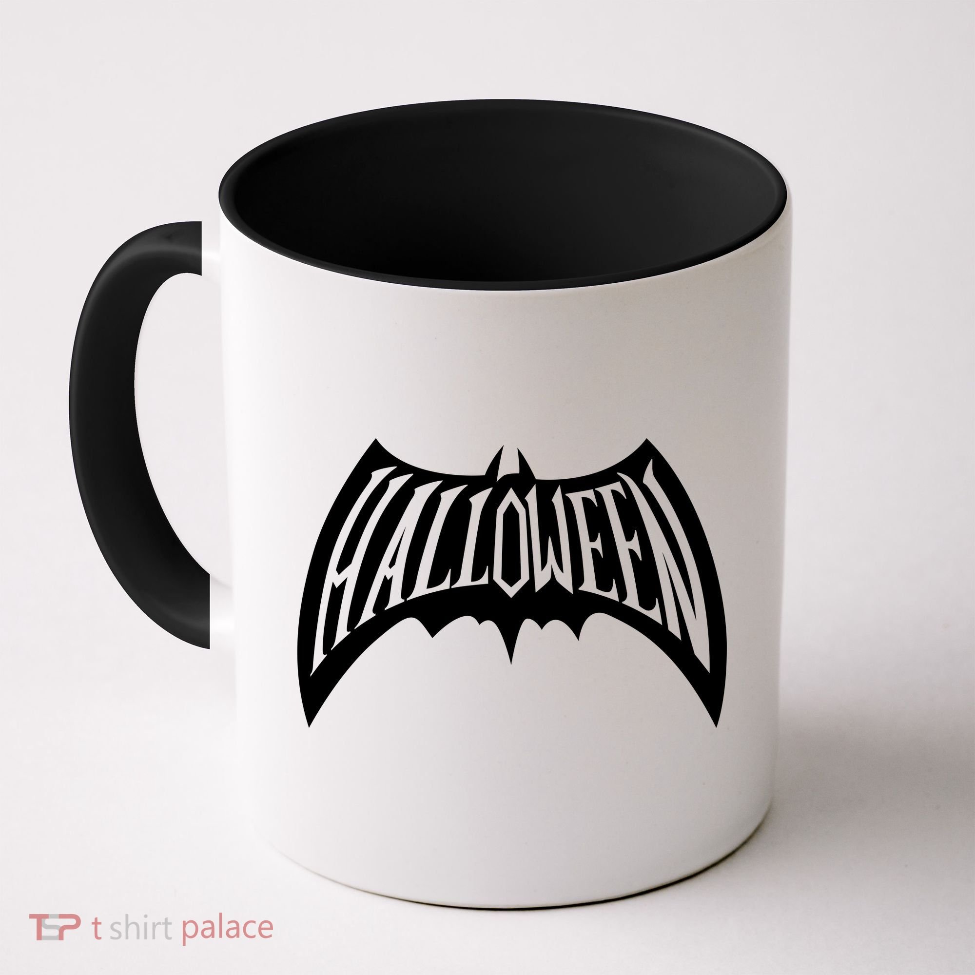 Halloween Man Bat Logo Coffee Mug