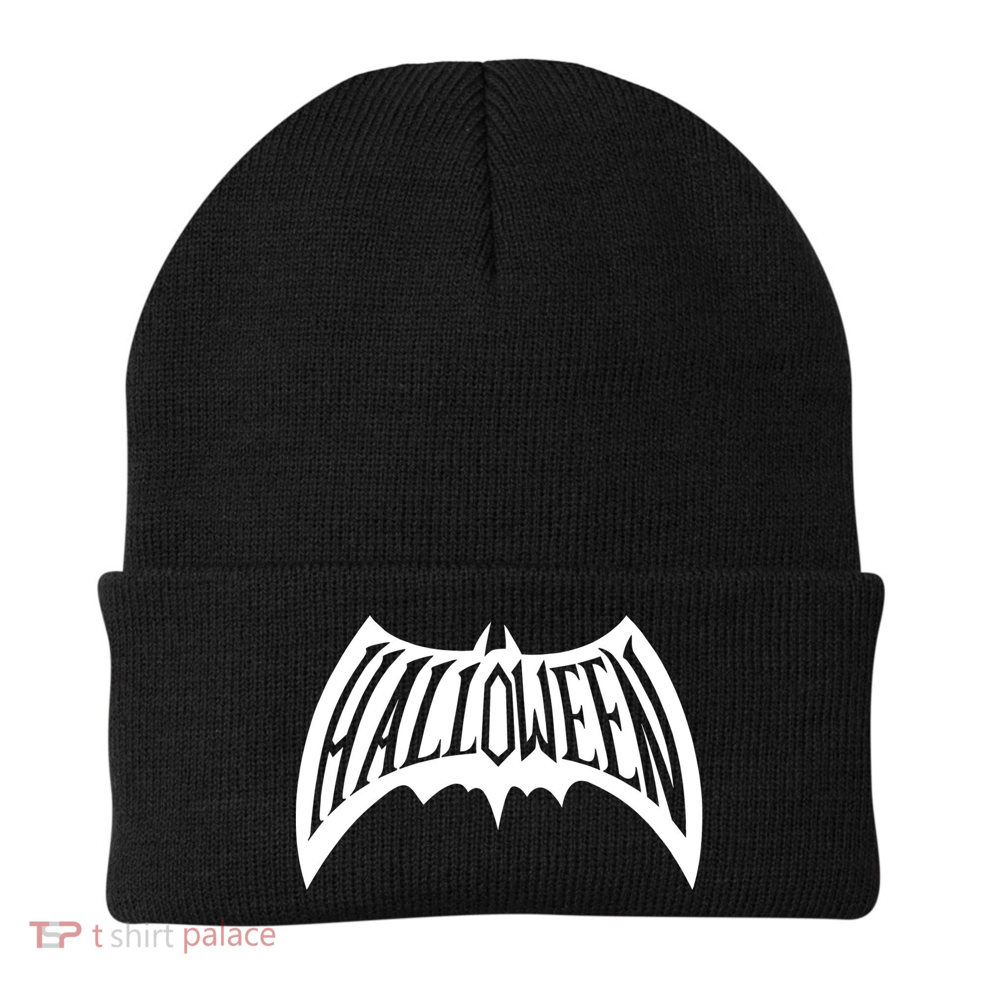 Halloween Man Bat Logo Beanie