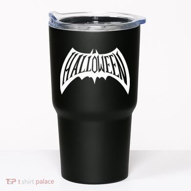 Halloween Man Bat Logo Tumbler