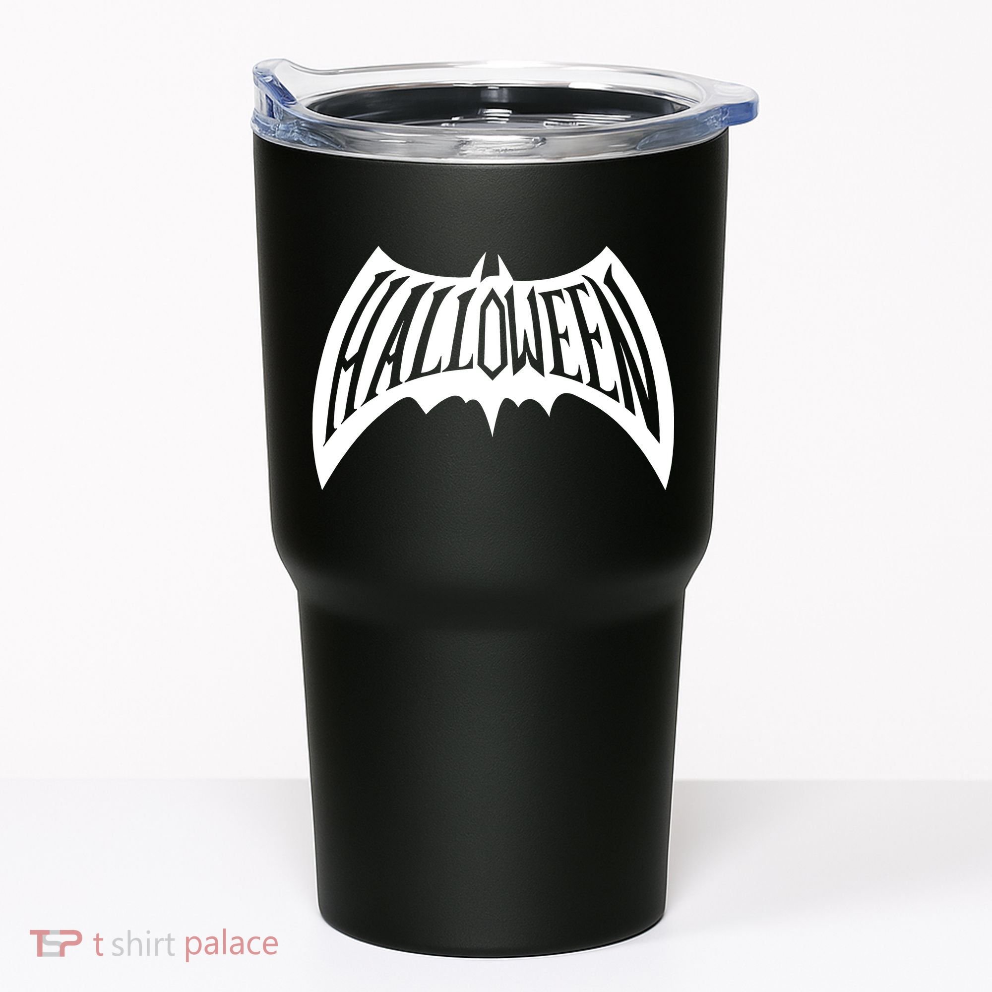 Halloween Man Bat Logo Tumbler