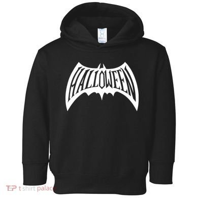 Halloween Man Bat Logo Toddler Hoodie