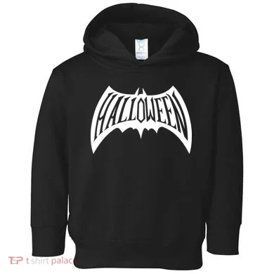 Halloween Man Bat Logo Toddler Hoodie