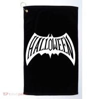 Halloween Man Bat Logo Golf Towel thumb 0