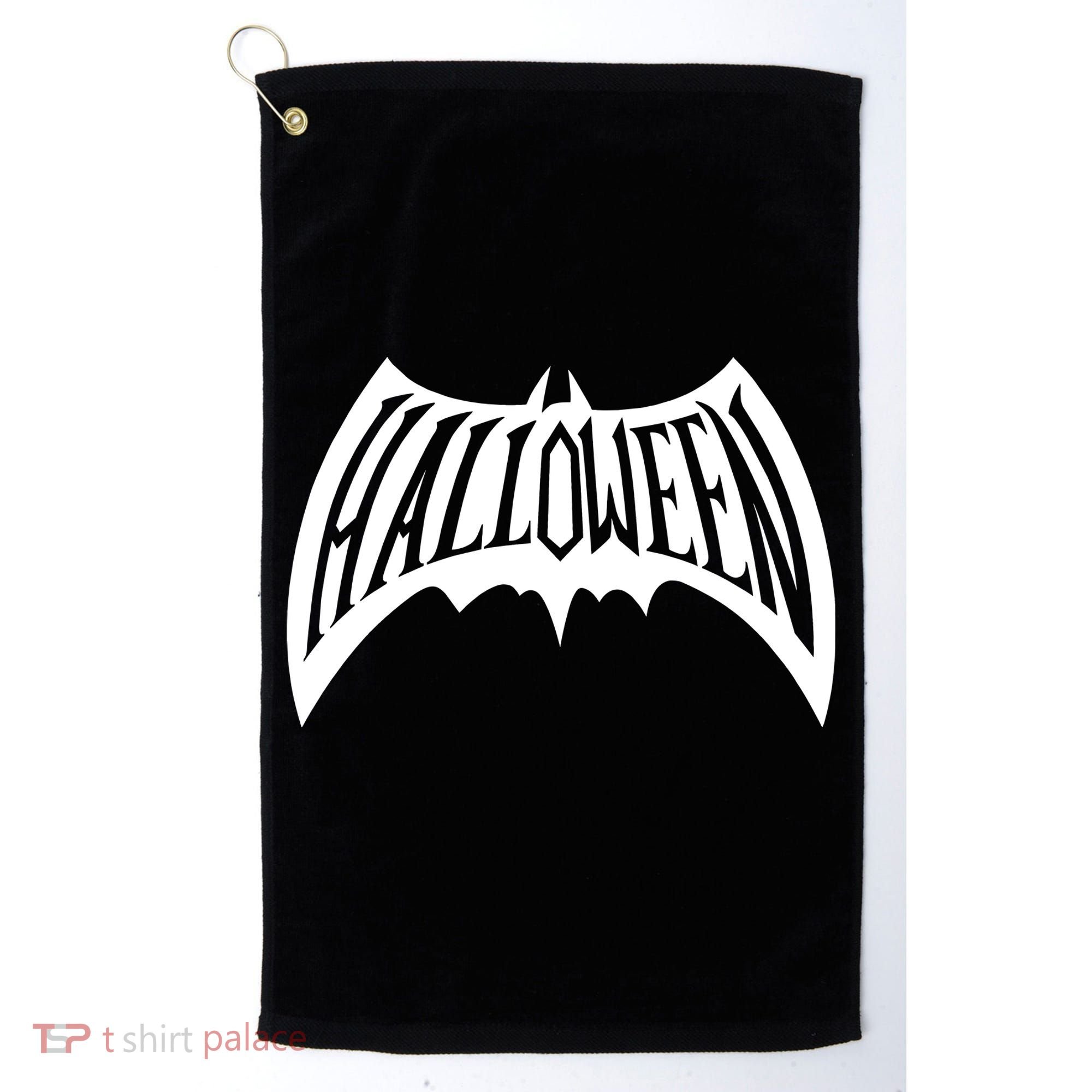 Halloween Man Bat Logo Golf Towel