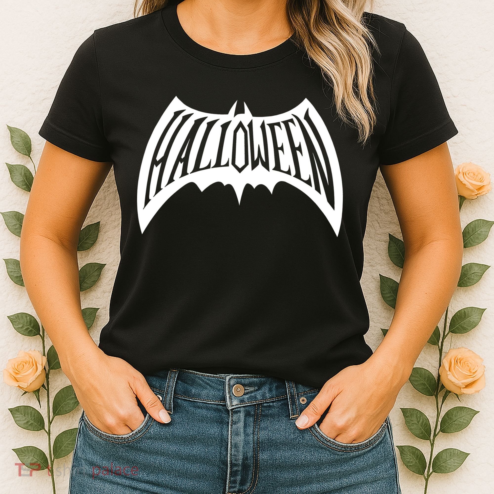 Halloween Man Bat Logo Women's T-Shirt