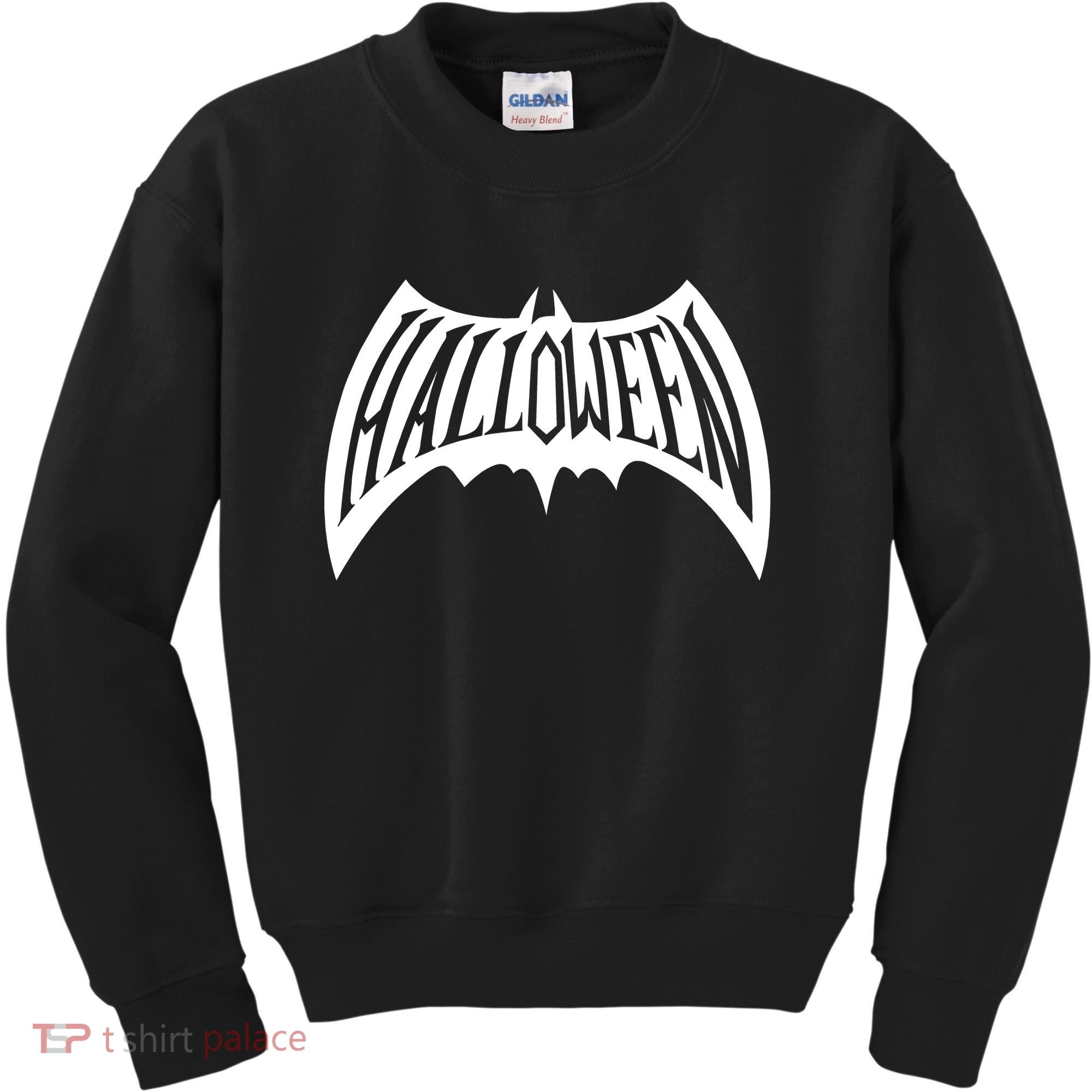 Halloween Man Bat Logo Kids Sweatshirt