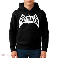 Halloween Man Bat Logo Kids Hoodie thumb 4