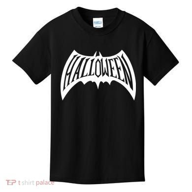 Halloween Man Bat Logo Kids T-Shirt