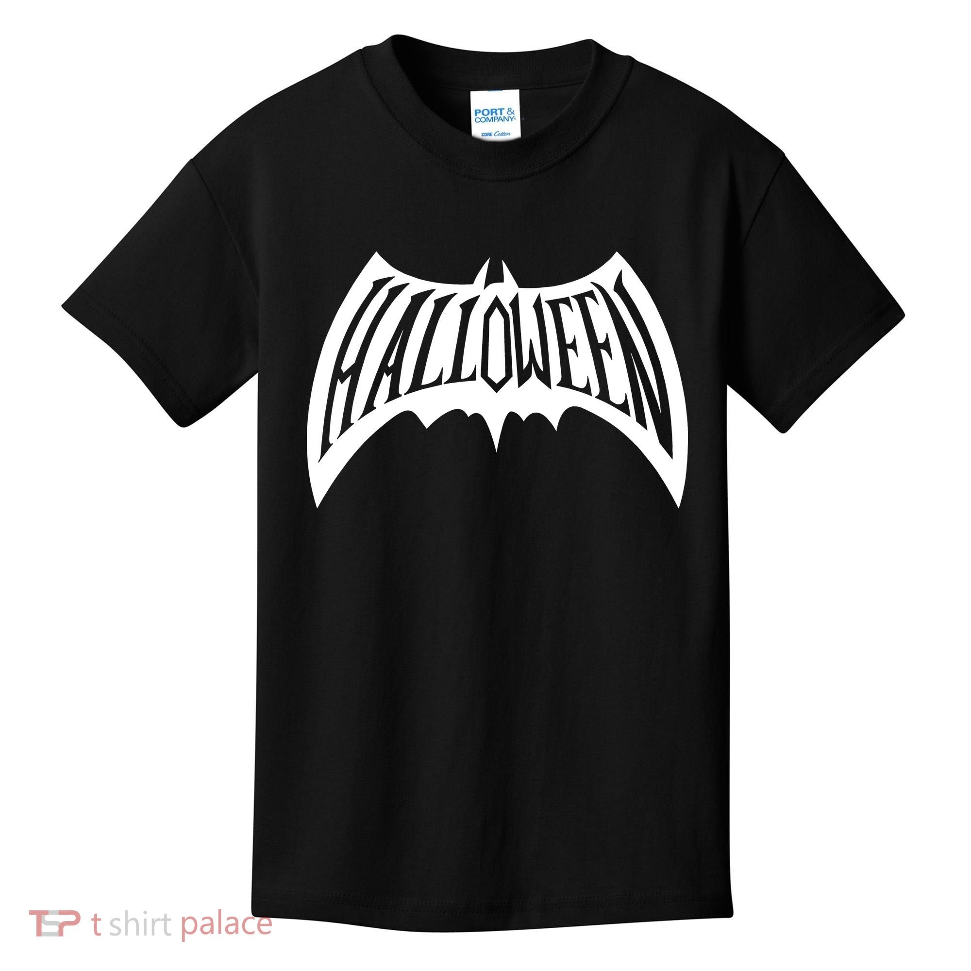 Halloween Man Bat Logo Kids T-Shirt
