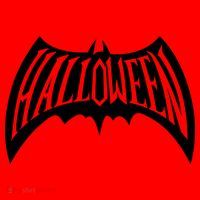 Halloween Man Bat Logo Santa Hat thumb 1