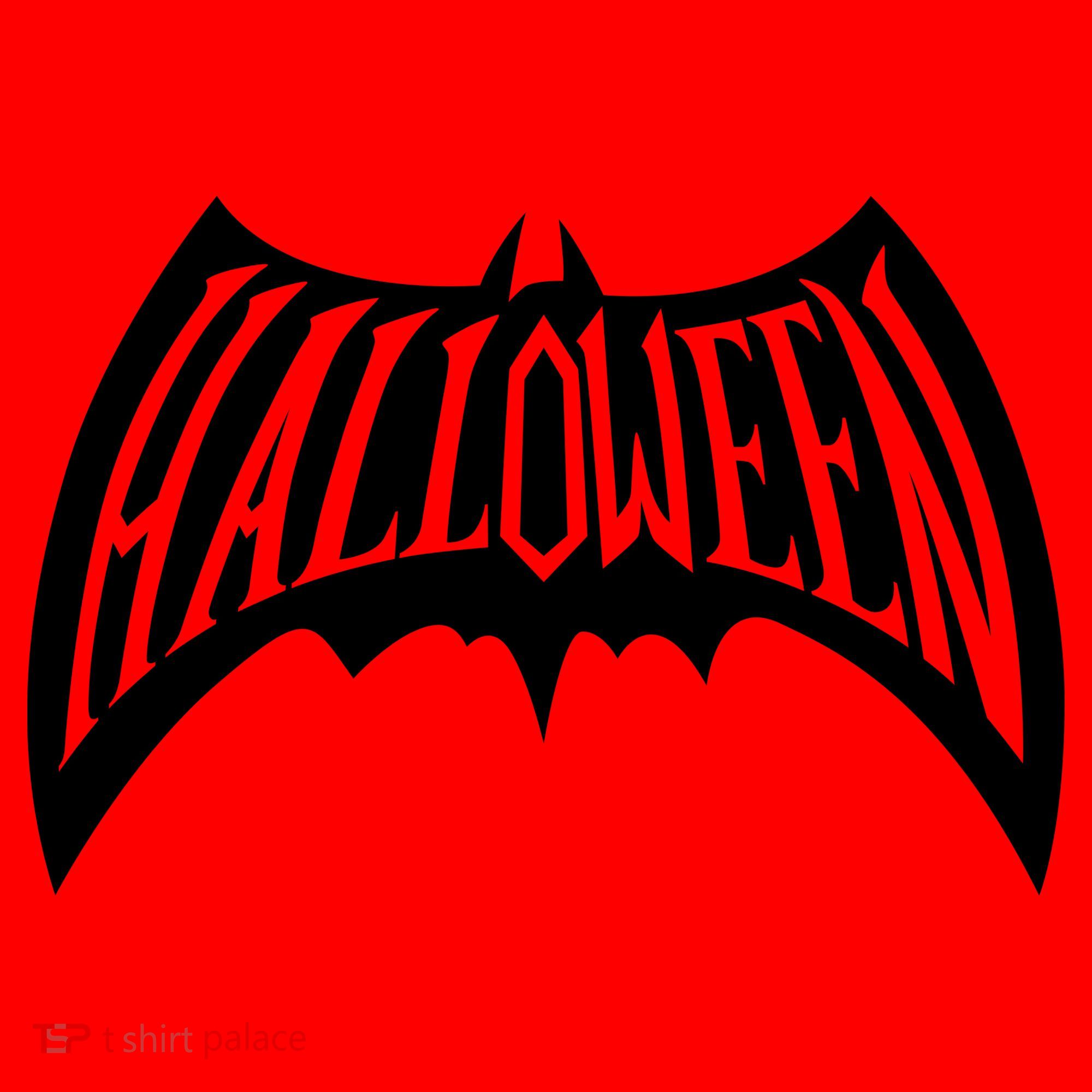 Halloween Man Bat Logo Santa Hat