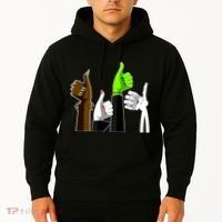 Halloween Monsters Thumps Up Hoodie thumb 2