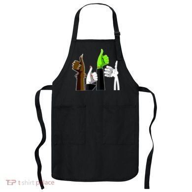 Halloween Monsters Thumps Up Apron