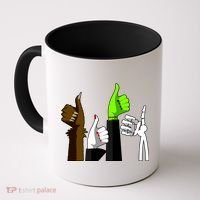 Halloween Monsters Thumps Up Coffee Mug thumb 0