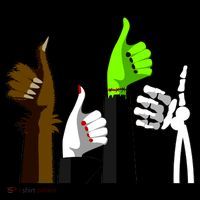 Halloween Monsters Thumps Up Coffee Mug thumb 5