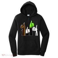 Halloween Monsters Thumps Up Women's Hoodie thumb 0