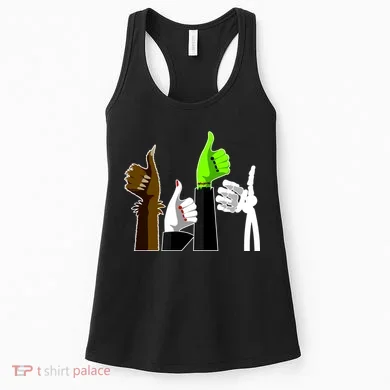 Halloween Monsters Thumps Up Women's Tank Top