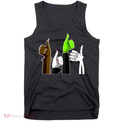Halloween Monsters Thumps Up Tank Top