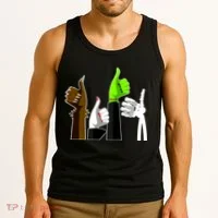 Halloween Monsters Thumps Up Tank Top thumb 3