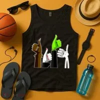 Halloween Monsters Thumps Up Tank Top thumb 4